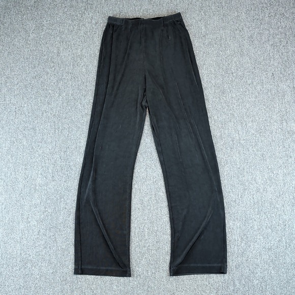 Chico's Travelers Y2K Wide Leg Office Chic Pants Women Size 1 Reg Black Acetate — photo 2
